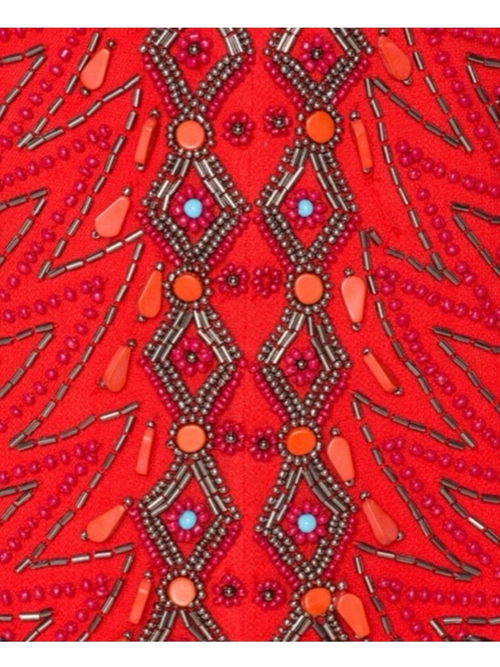 Revolve NBD Red Embellished
Beaded Romper - Picture 3 of 10